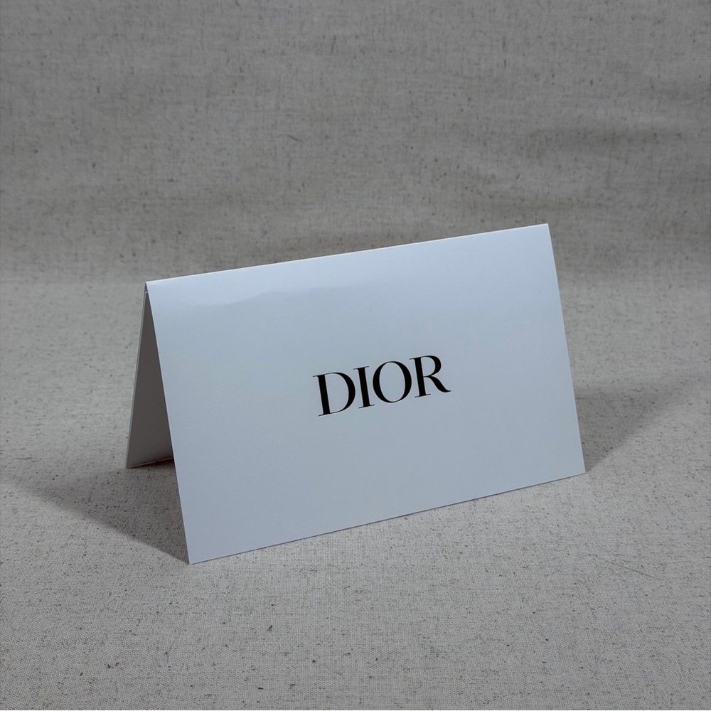 Dior receipt envelope